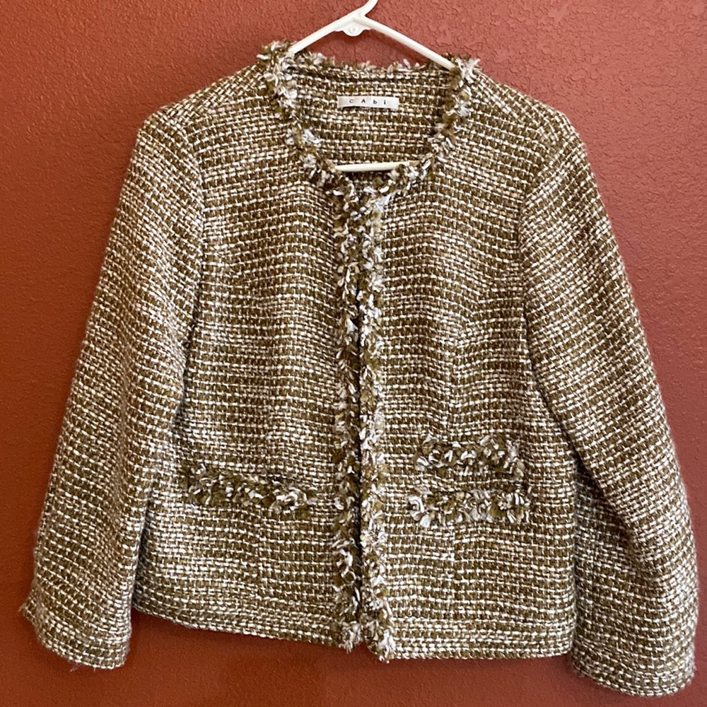 Cabi Phoebe Tweed Style Jacket 343